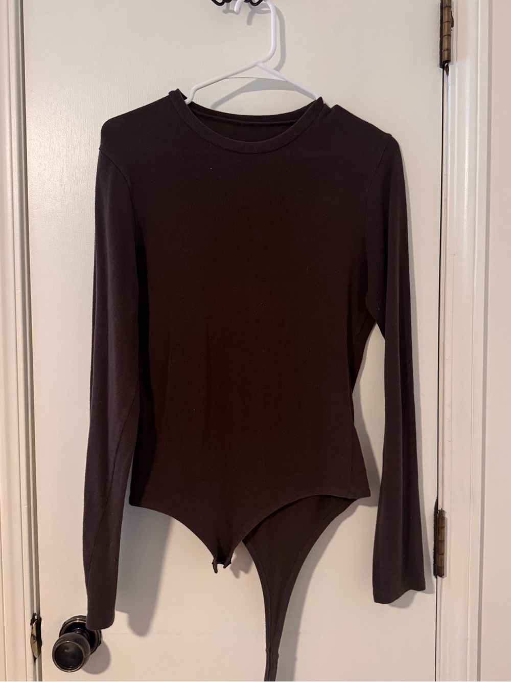 Brown Madewell bodysuit